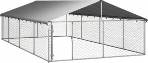 vidaXL Kojec z zadaszeniem dla psa, 600x300x150 cm (171502) 4