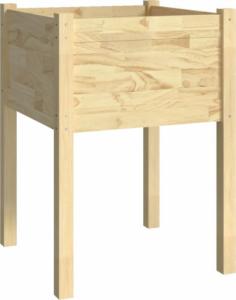vidaXL vidaXL Donica ogrodowa, 50x50x70 cm, lite drewno sosnowe 2
