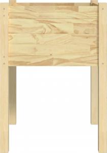 vidaXL vidaXL Donica ogrodowa, 50x50x70 cm, lite drewno sosnowe 5