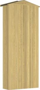 Szafa ogrodowa vidaXL vidaXL Szopa na narzędzia, 89x33x222 cm, impregnowana sosna 4