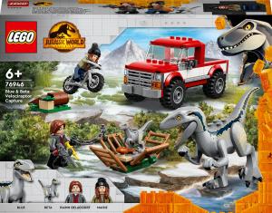 LEGO Jurassic World Schwytanie welociraptorów Blue i Bety (76946) 1