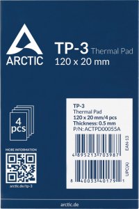 Arctic TP-3 120x20mm, 0.5mm - 4 Pack 4