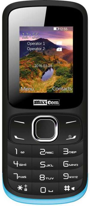 Telefon komórkowy Maxcom Dual SIM Czarny 1