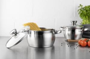 Florina GARNEK INOX OLIVER 22 CM 4,3L. Z POKRYWKĄ, IND. (SATYNOWY) 2