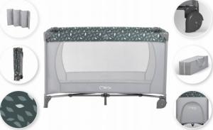 MoMi MOMI BELOVE ŁÓŻECZKO TURYSTYCZNE SKŁADANE KOJEC SZARE 3