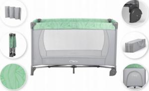 MoMi MOMI BELOVE ŁÓŻECZKO TURYSTYCZNE SKŁADANE KOJEC ZIELONE 3