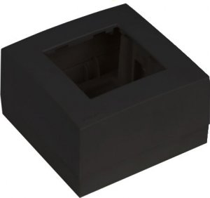 Audac AUDAC WB45S/B Surface mount box single 45 x 45 mm Black version 1
