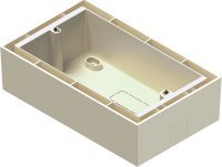 Audac AUDAC WB50/W Wall box for DW5065/WP523/MWX65 Surface mount box for audac wallpanel - white 1