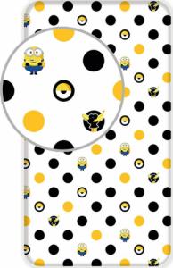 Jerry Fabrics Prześcieradło Z Gumką Minionki 90X200 + 25 Minions Gru 1