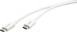Kabel USB Kramer USB-C - USB-C 1 m Biały 1