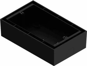Audac AUDAC WB50/B Wall box for DW5065/WP523/MWX65 Surface mount box for audac wallpanel - black 1