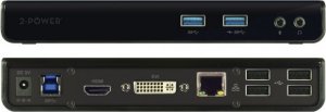 Stacja/replikator 2-Power USB 3.0 Dual Display (DOC0101A) 2