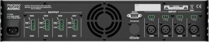 Audac AUDAC PMQ600 WaveDynamics™ quad-channel 100V power amplifier 2