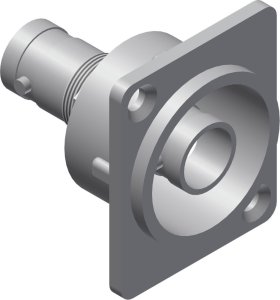 Procab Procab VCD70 Panel connector - bnc double female - metal Connector 1