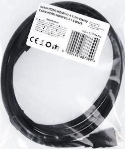 Kabel TelForceOne HDMI - HDMI 1.5m czarny (8_2262051) 2