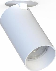 Lampa sufitowa Nowodvorski Regulowana tuba do zabudowy Mono 7827 kuchenna kierunkowa biała 1