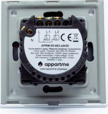 APPARTME Włącznik Dotykowy Podwójny Wi-fi Aprm-05-003 4