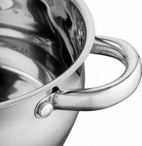 Florina ZESTAW GARNKÓW OLIVER INOX 8 CZ. (1,3L 1,8L 2,5L 4,5L +POKRYWKI) 4