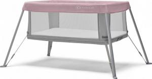 KinderKraft Łóżeczko turystyczne MOVI szaro-różowe 2