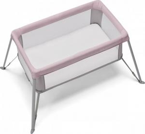 KinderKraft Łóżeczko turystyczne MOVI szaro-różowe 6