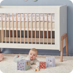 skiddoü Łóżeczko drewniane Krubb Puff Evening Shadow 0197 2