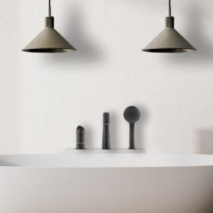 Bateria wannowa YokaHome Bateria wannowa 3 otworowa prysznicowa czarna - Yoka 2