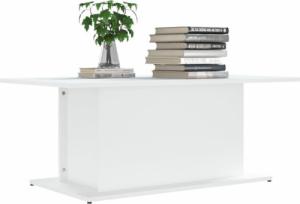 vidaXL Stolik kawowy, biały, 102x55,5x40 cm, płyta wiórowa 3