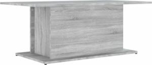 vidaXL Stolik kawowy, szary dąb sonoma, 102x55,5x40 cm, płyta wiórowa 2