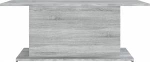 vidaXL Stolik kawowy, szary dąb sonoma, 102x55,5x40 cm, płyta wiórowa 5