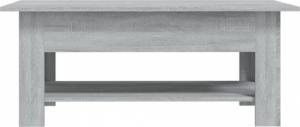 vidaXL Stolik kawowy, szary dąb sonoma, 102x55x42 cm, płyta wiórowa 5