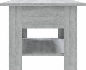 vidaXL Stolik kawowy, szary dąb sonoma, 102x55x42 cm, płyta wiórowa 6