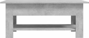 vidaXL vidaXL Stolik kawowy, szarość betonu, 102x55x42 cm, płyta wiórowa 5
