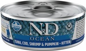 Farmina N&D cat Ocean Tuna, Cod, Shrimp & Pumpkin kitten Tuńczyk, łosoś Karma dla Kociąt 1