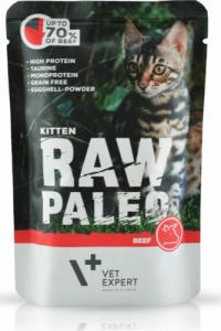 VetExpert VetExpert RAW PALEO KITTEN BEEF 100g Saszetka - Karma Mokra z Wołowiną dla Kociąt 1