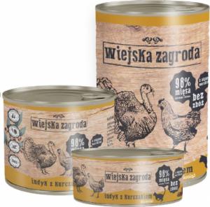 Wiejska Zagroda Indyk z Kurczakiem Dla Kociąt 200g 2