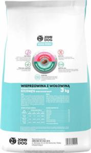 John Dog John Dog GOOD FORM PUPPY Wieprzowina z Wołowiną 3 kg sucha karma dla szczeniąt 2
