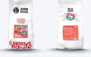 John Dog GOOD FORM ADULT Wieprzowina z Wołowiną 12kg Średnie i Duże Rasy - sucha karma dla psów 2