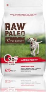 Raw Paleo RAW PALEO PUPPY LARGE BEEF 2.5 kg - sucha karma z wołowiną dla szczeniąt ras dużych 1