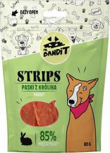 Mr Bandit Mr Bandit STRIPS Paski z Królika 80g Naturalny Przysmak Dla Psa 1