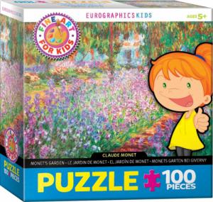 Eurographics PUZZLE 100 SMARTKIDS MONETS GARDEN BY CLAUDE MO 6100-4908 1