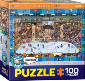 Eurographics PUZZLE 100 SPOT&FIND HOCKEY 6100-0475 1