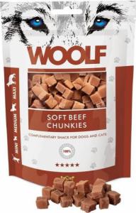 WOOLF  Woolf Przysmak Pies Soft Beef Chunkies, 100g 1