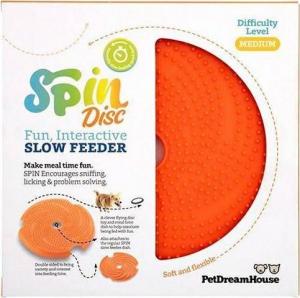 Pet Dream House Pet Dream House Spin Disc Frisbbee "M" Orange 25x3cm 1