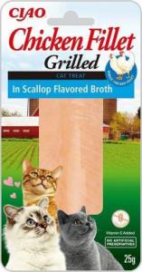 Inaba Foods Churu Chicken Fillet In Scallop Broth 25g, przysmak dla kota 1