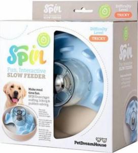 Pet Dream House Pet Dream House Spin Ufo Maze Baby Blue Interaktive Slow Feeder 3