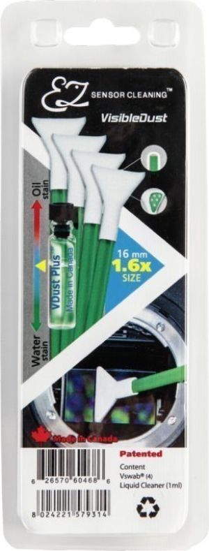 Visible Dust Zestaw czyszczący EZ Kit 1.6x 16 mm do matryc aparatów zielony (5801132) 1