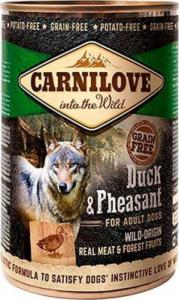 Carnilove Dog Wild Meat Duck & Pheasant Adult - kaczka i bażant puszka 400g 1