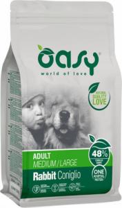 Oasy One Animal Protein Rabbit - Adult - M/L - monoproteinowa karma dla psa z królikiem 12 kg 1