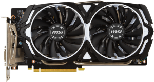 Karta graficzna MSI GeForce GTX 1060 OC V1 3GB GDDR5 (192 Bit) 2xHDMI, DVI, 2xDP (GTX 1060 ARMOR 3G OCV1) 2