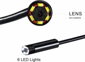 Xrec Endoskop Kamera Inspekcyjna Usb 1,5m / Sztywny Kabel 5